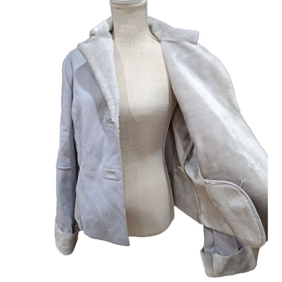 Juliano Celini Women's Suede Faux Leather Jacket Size XL - Picture 6 of 11